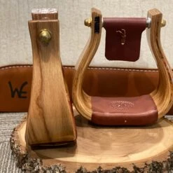 Nettles Stirrups 3" Oversize Flatbottom Varnish Finish 7 Nettles Stirrups 3" Oversize Flatbottom Varnish Finish -Western Cowboy Equipment Shop 3 OSVcopy