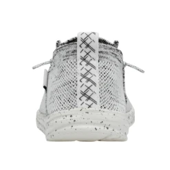 Heydude HEY DUDE WALLY HALO STONE WHITE -Western Cowboy Equipment Shop 40014 1KA WALLYHALO STONEWHITE LEFTBACK