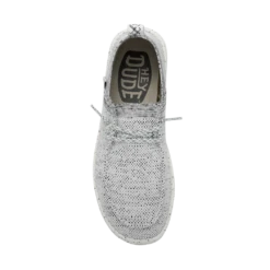 Heydude HEY DUDE WALLY HALO STONE WHITE -Western Cowboy Equipment Shop 40014 1KA WALLYHALO STONEWHITE RIGHTTOP