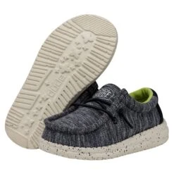 Heydude Hey Dude Wally Toddler Stretch Speckled Navy 12 Heydude Hey Dude Wally Toddler Stretch Speckled Navy -Western Cowboy Equipment Shop 40035 4MP WALLYTODDLERSTRETCH NAVYSPECKLE PAIRBOTTOM