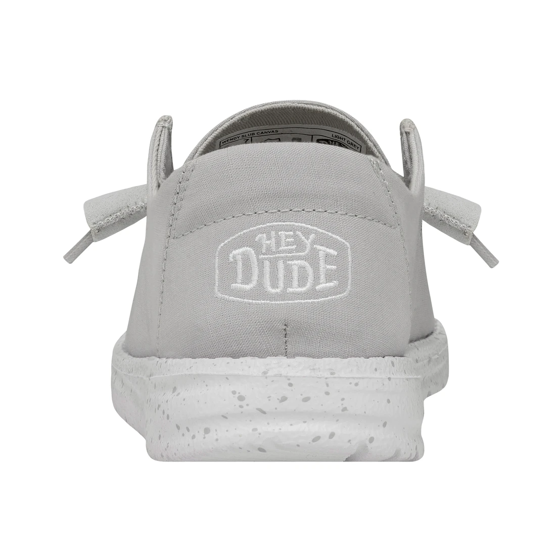 Heydude Hey Dude Wendy Slub Canvas Light Grey 5 Heydude Hey Dude Wendy Slub Canvas Light Grey - Image 3