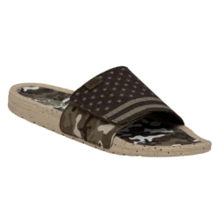 Heydude Hey Dude Phoenix Camo Flag Slides -Western Cowboy Equipment Shop 40127 9BM PHOENIX CAMOFLAG RIGHTANGLE