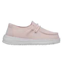 Heydude Hey Dude Wendy Toddler Slub Canvas Pink -Western Cowboy Equipment Shop 40144 680 WENDYTODDLERSLUBCANVAS PINK RIGHTSIDE