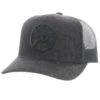 Hooey High Profile Heather Black Cap-Charcoal Roughy Logo -Western Cowboy Equipment Shop 4031T BK02 800x 1da6df52 ddd2 405a 83cb 75a98d3b8553
