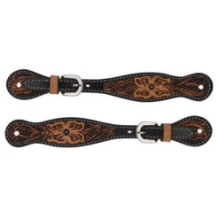 Weaver Leather Weaver Floral Tooled Spur Straps