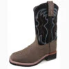 Smoky Mountain Kid's Black And Brown Alex Square Toe Boot -Western Cowboy Equipment Shop 4636154199