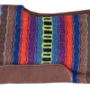Multi Colored Memory Felt Bottom Saddle Pad -Western Cowboy Equipment Shop 4913