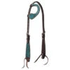 Weaver Leather Turquoise Cross And Floral Sliding Ear Headstall -Western Cowboy Equipment Shop 49508 002 0081495 m