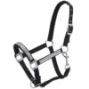 Adjustable Nylon Miniature Halter With Crystal Accents - Black -Western Cowboy Equipment Shop 50 3032m 2