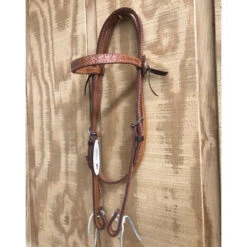 HR 5/8" Natural Basket Weave Browband