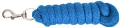 Cotton Lead/Bolt Snap - Turquoise