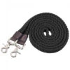 Tough 1 Black Cotton Roping Reins -Western Cowboy Equipment Shop 54 905 2