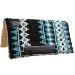 Showman 24X24 Woven/Fleece Pony Pad -Western Cowboy Equipment Shop 6223Teal