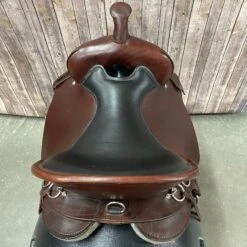 Circle Y Trail Saddle With Black Seat And Sliver Hardware, 16" Seat 11 Circle Y Trail Saddle With Black Seat And Sliver Hardware, 16" Seat -Western Cowboy Equipment Shop 6863 1601 05 2