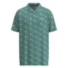 Hooey Men's Teal Agave Leaf Print Polo -Western Cowboy Equipment Shop 69708112 1