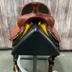 Fabtron Cordura Trail Saddle With Black Seat And Round Skirt, 15 Inch Seat -Western Cowboy Equipment Shop 7102