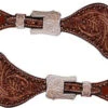 Showman Ladies Floral Tooled Spur Straps -Western Cowboy Equipment Shop 7192