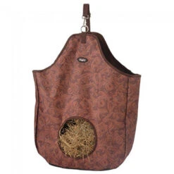 Tough 1 Brown Tooled Canvas Hay Bag