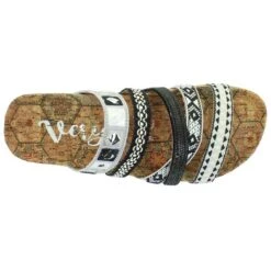 Black & White Strappy Nessie Sandals -Western Cowboy Equipment Shop 771405 images 05