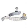 Sweet Iron Spurs With Berry Edge Silver Stripe And Dot Design -Western Cowboy Equipment Shop 78 9650