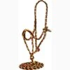 Mustang Red, Lime, And Black Plaited Nylon Halter -Western Cowboy Equipment Shop 8005 AND