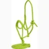 Mustang Lime Green Poly Plaited Halter -Western Cowboy Equipment Shop 8005 N