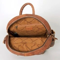 American Darling Leather Aztec Blanket Back Pack -Western Cowboy Equipment Shop ADBG853De