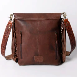 American Darling Conceal Carry Floral Leather Fringe Bag -Western Cowboy Equipment Shop ADBGA161D