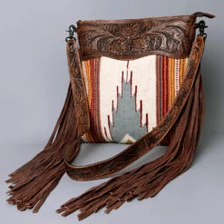 American Darling Large Fire Blanket Fringe Purse -Western Cowboy Equipment Shop ADBGZ365