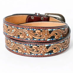 American Darling Tooled Belt -Western Cowboy Equipment Shop ADBLF108C
