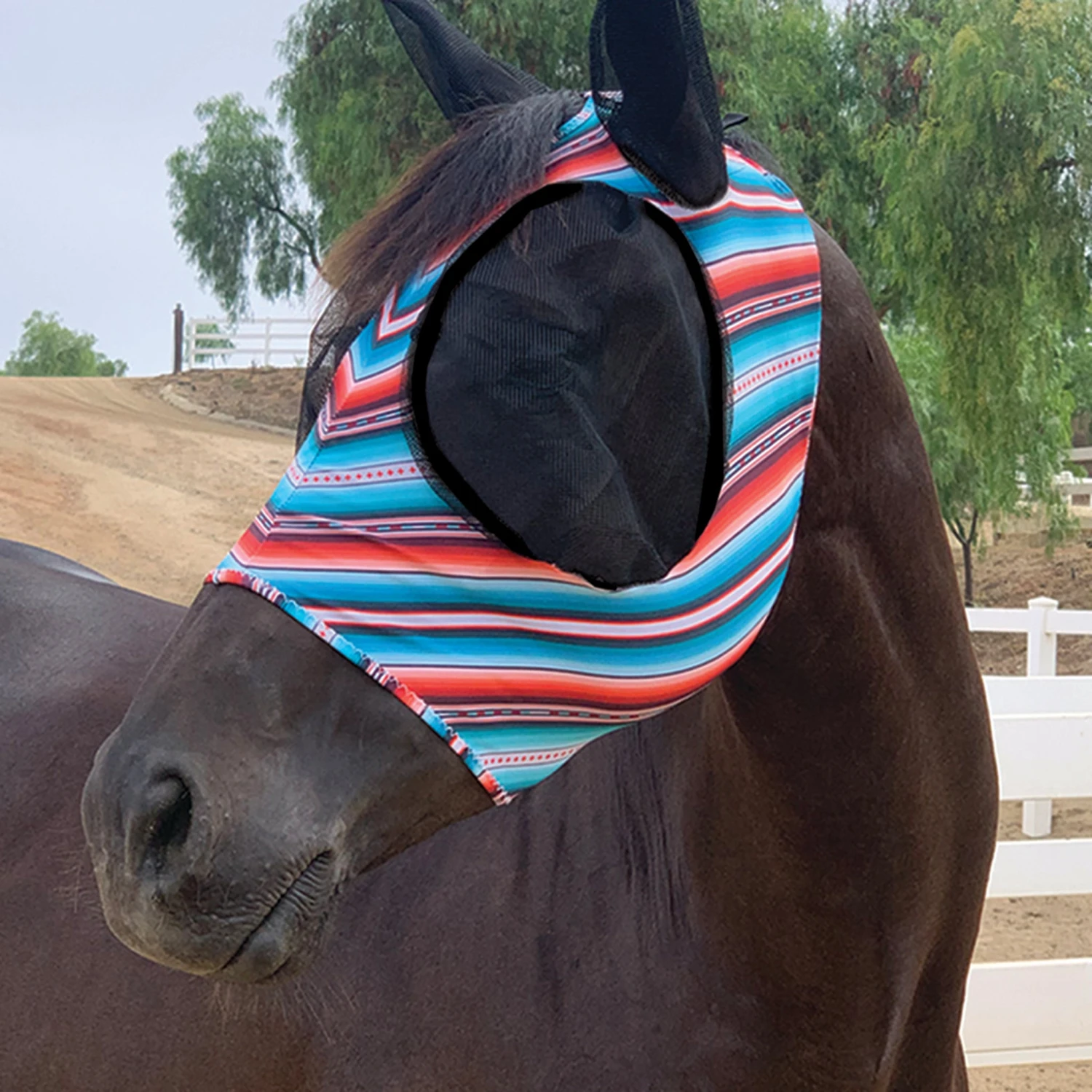 Professional's Choice Santiago Pony Comfort Fly Mask 3 Professional's Choice Santiago Pony Comfort Fly Mask