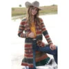 Cruel Girl Navy/Rust/Tan Duster -Western Cowboy Equipment Shop CWK7408001 1