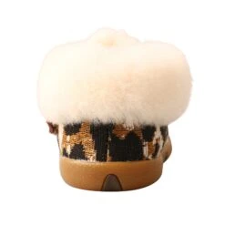 Twisted X Infant Leopard Print Sherpa Lined Driving Moc -Western Cowboy Equipment Shop ICA0025 06