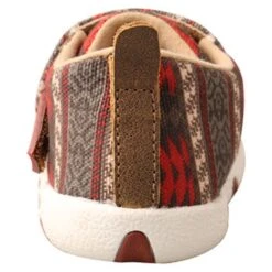 Twisted X Red And Brown Aztec Infant Moccasins -Western Cowboy Equipment Shop IHYC001 6