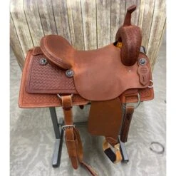HR Saddlery 16.5 Inch Signature Cutting Saddle -Western Cowboy Equipment Shop IMG 8571