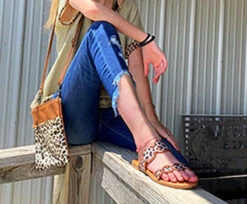 Leopard Sandal