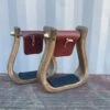 Nettles 2" Stained Barrel Racer Stirrup -Western Cowboy Equipment Shop IMG 4609