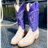 Olathe Grey And Purple Smoked Bacon Boots -Western Cowboy Equipment Shop IMG 6159 fd76e5d4 dc7c 421c b523 bfd2fc56d2d2