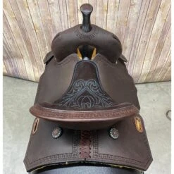 Circle Y Roughout Lindale Barrel Saddles -Western Cowboy Equipment Shop Lindaleback