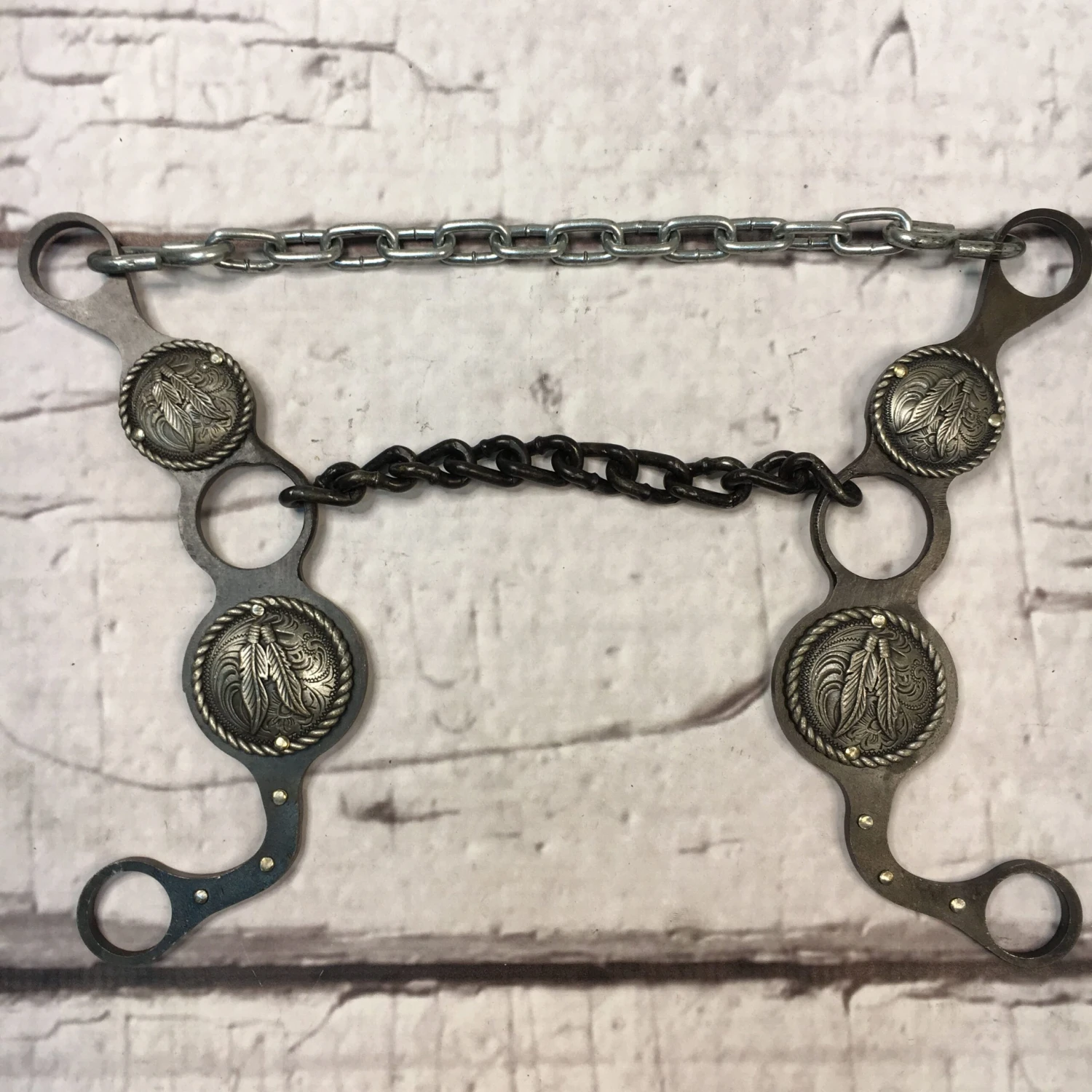 Paul Petska Long Shank Chain Gag With Small Chain Mouth Piece 3 Paul Petska Long Shank Chain Gag With Small Chain Mouth Piece