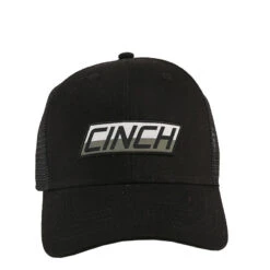 Cinch Black Logo Cap