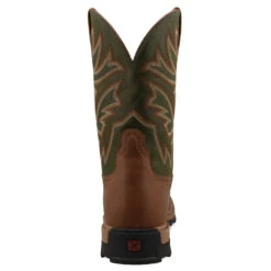 Twisted X Ultra Lite Ginger/Olive Work Boot -Western Cowboy Equipment Shop MULN001 06