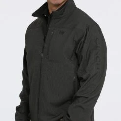 Cinch Men's Brown Concealed Carry Bonded Jacket -Western Cowboy Equipment Shop MWJ1537004b