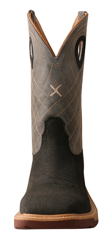 Twisted X Men's Charcoal Grey Alloy Toe Work Boot 4 Twisted X Men's Charcoal Grey Alloy Toe Work Boot - Image 2