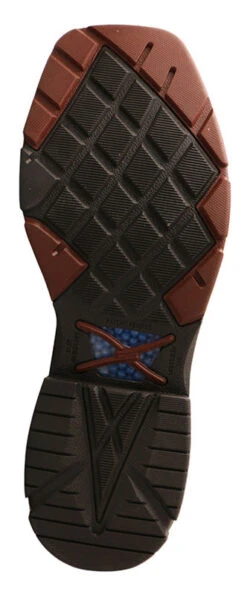 Twisted X Men's Mocha/Navy Alloy Square Toe Boot -Western Cowboy Equipment Shop MXBAW01.03
