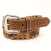 Nocona Basketweave Tabs Calf Hair Belt -Western Cowboy Equipment Shop N210000608