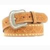Nocona Men's Tan Cross Embossed Stitched Belt -Western Cowboy Equipment Shop Nocona Mens Western Belt prod 62799 l N2497444