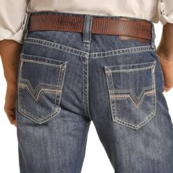 Rock & Roll Cowboy Ladder Stitch Double Barrel Jeans -Western Cowboy Equipment Shop RRMD0SR0L5Z 07324 1