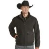 Panhandle Black Bomber Coat -Western Cowboy Equipment Shop RRMO92RZX1