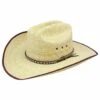 Resistol Brush Hog Jr Bound Palm Hat 1 Resistol Brush Hog Jr Bound Palm Hat -Western Cowboy Equipment Shop RSBRSJ B834